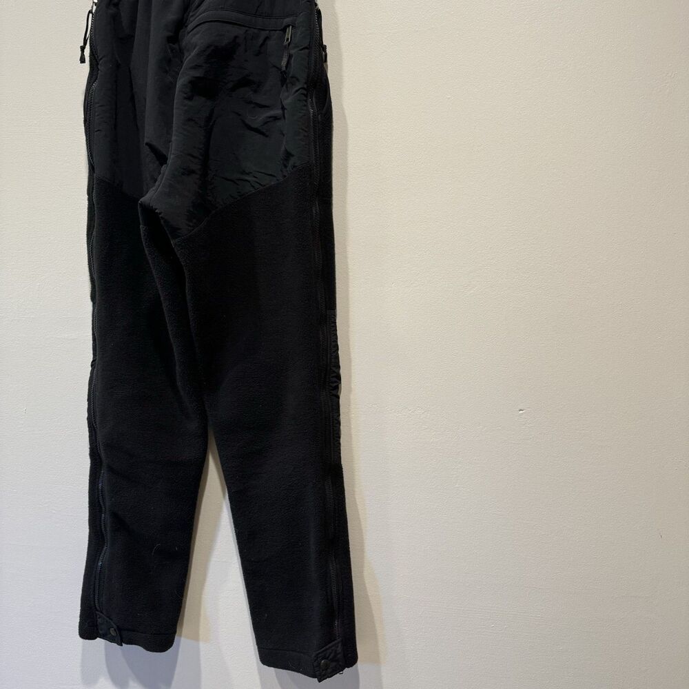 The North Face Denali Pants Full Zip Fleece Black Nylon Knee Gorpcore Mens Small - Picture 7 of 11